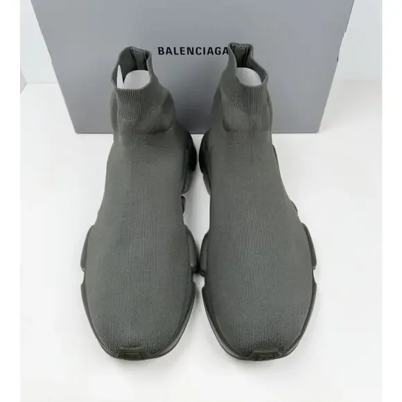 Size 46EU/13US - Balenciaga Speed Olive Graffiti Trainers🫒 NEW/RETAIL $1K!